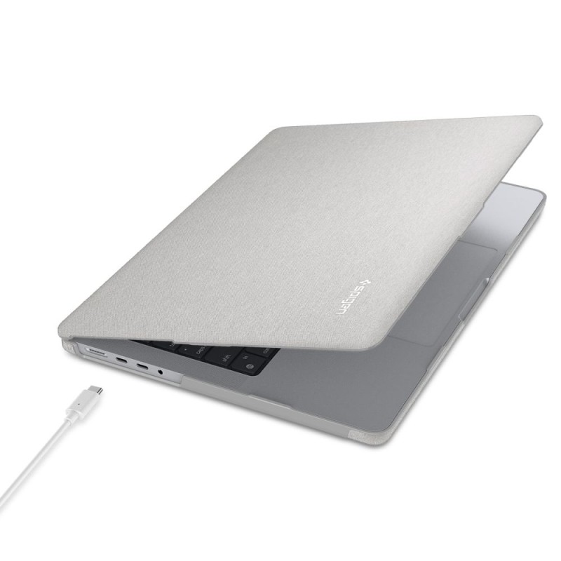 SPIGEN Urban Fit кейс за MacBook Pro 14 (M1–M5 / M5 Pro / M5 Pro Max) 2021–2026 Heather Grey - SPIGEN Urban Fit кейс за MacBook Pro 14 (M1–M5 / M5 Pro / M5 Pro Max) 2021–2026 Heather Grey - 8800337240979-ACS10976