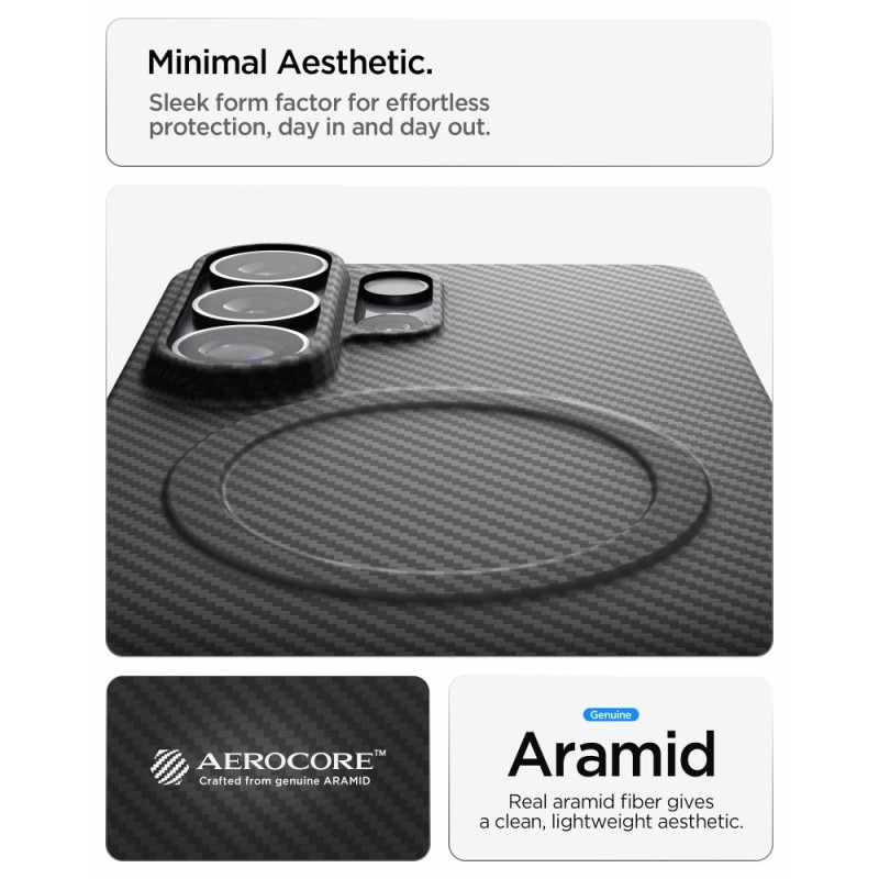 SPIGEN AirSkin Aramid Mag за Samsung Galaxy S26 Ultra, Black (Magsafe) - 8800337241501-ACS11029