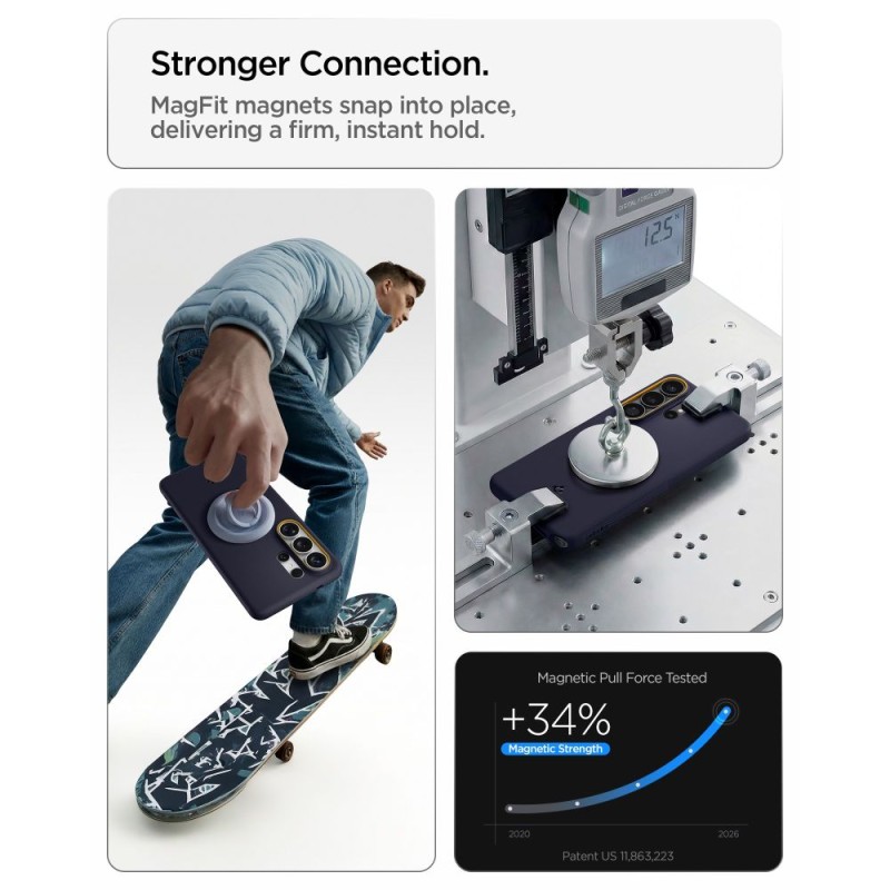 SPIGEN NANO POP MagSafe за Samsung Galaxy S26 Ultra Blueberry Navy (ACS11037) - SPIGEN NANO POP MagSafe за Samsung Galaxy S26 Ultra Blueberry Navy (ACS11037) - 8800337241587-ACS11037