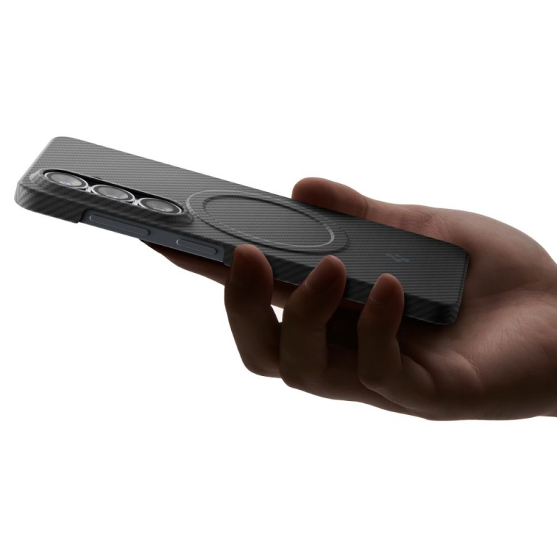 SPIGEN AirSkin Aramid Mag MagSafe кейс за Samsung Galaxy S26 (черен) - SPIGEN AirSkin Aramid Mag MagSafe кейс за Samsung Galaxy S26 (черен) - 8800337241808-ACS11059