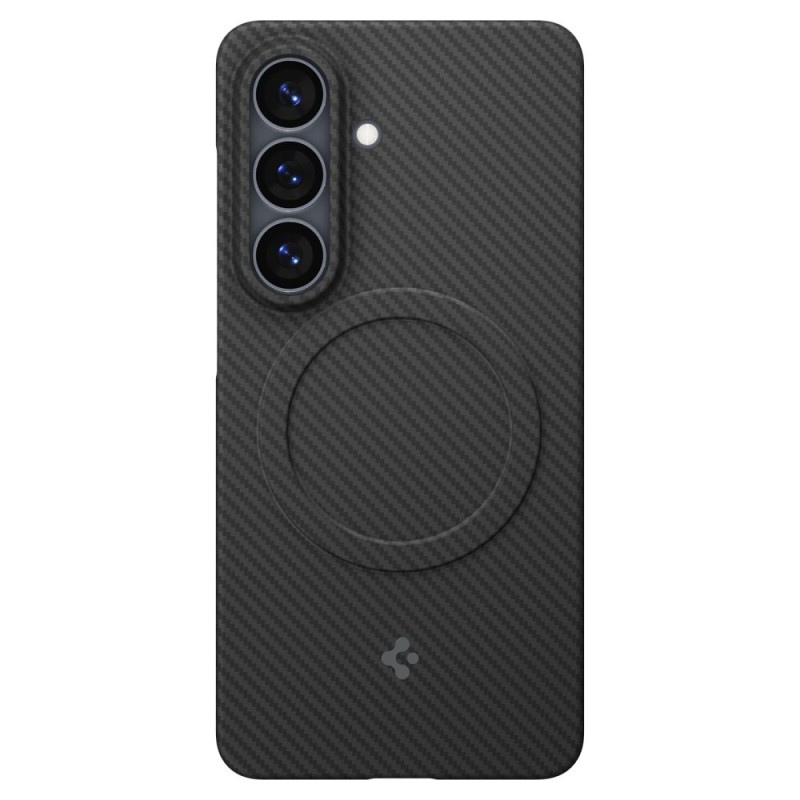 SPIGEN AirSkin Aramid Mag MagSafe кейс за Samsung Galaxy S26 (черен) - SPIGEN AirSkin Aramid Mag MagSafe кейс за Samsung Galaxy S26 (черен) - 8800337241808-ACS11059