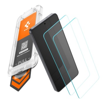 Spigen Glas.tR EZ Fit Pro AC HD, закалено стъкло за Samsung Galaxy S26+ Plus (Clear) – 2 броя (EZ Fit Pro)