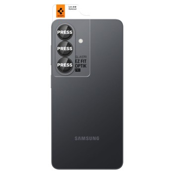 Spigen Optik Pro HD Glas.tR EZ Fit защита за камера с 9H закалено стъкло (2 бр.) за Samsung Galaxy S26+ Plus, черна