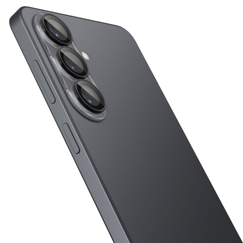 Spigen Optik Pro HD Glas.tR EZ Fit защита за камера с 9H закалено стъкло (2 бр.) за Samsung Galaxy S26+ Plus, черна - 8800337242096-AGL11088