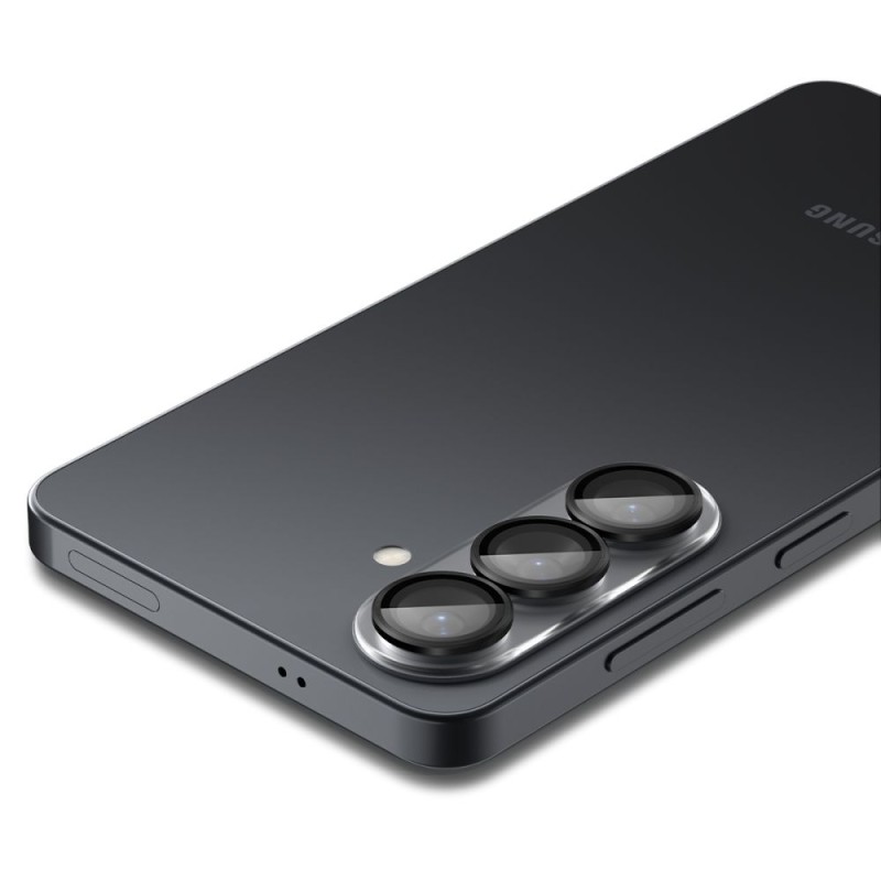 Spigen Optik Pro HD Glas.tR EZ Fit защита за камера с 9H закалено стъкло (2 бр.) за Samsung Galaxy S26+ Plus, черна - 8800337242096-AGL11088