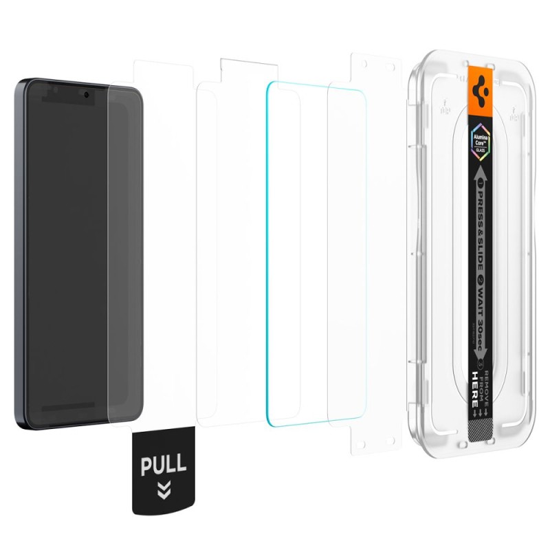 Spigen Glas.tR EZ Fit Pro Anti Reflection (Anti-Reflex) 2x за Samsung Galaxy S26, прозрачно антибликовo стъкло, модел AGL11092, SKU 8800337242133-AGL11092 - 8800337242133-AGL11092