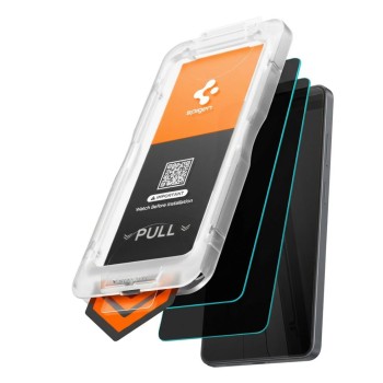 Spigen Glas.tR EZ Fit Pro AC HD Privacy – защитно стъкло с поверителност за Samsung Galaxy S26, 2 бр.