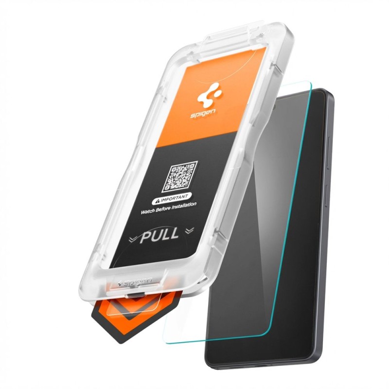 Spigen Glas.tR „EZ Fit Pro AC” HD закалено стъкло 10H+ за Samsung Galaxy S26 (прозрачно) - Spigen Glas.tR „EZ Fit Pro AC” HD закалено стъкло 10H+ за Samsung Galaxy S26 (прозрачно) - 8800337242188-AGL11097