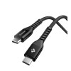SPIGEN EB10010CCA Essential USB-C кабел 100W 100 см черен - SPIGEN EB10010CCA Essential USB-C кабел 100W 100 см черен - 8800337242355-ACA11103