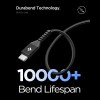 SPIGEN EB10010CCA Essential USB-C кабел 100W 100 см черен - SPIGEN EB10010CCA Essential USB-C кабел 100W 100 см черен - 8800337242355-ACA11103