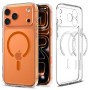 Spigen Ultra Hybrid Magsafe за iPhone 17 Pro Max, прозрачно/оранжево (ACS11109)