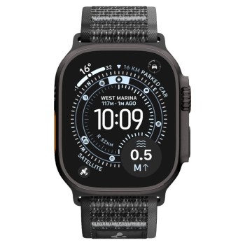 Spigen Athlex Air 2 лента за Apple Watch 8/9/10/11/SE/Ultra (44/45/46/49 мм) Active Black/Grey