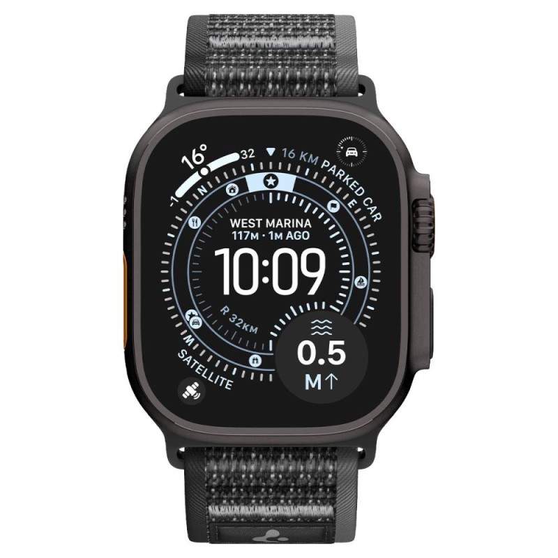 Spigen Athlex Air 2 лента за Apple Watch 8/9/10/11/SE/Ultra (44/45/46/49 мм) Active Black/Grey - Spigen Athlex Air 2 лента за Apple Watch 8/9/10/11/SE/Ultra (44/45/46/49 мм) Active Black/Grey - 8800337242454-AMP11113