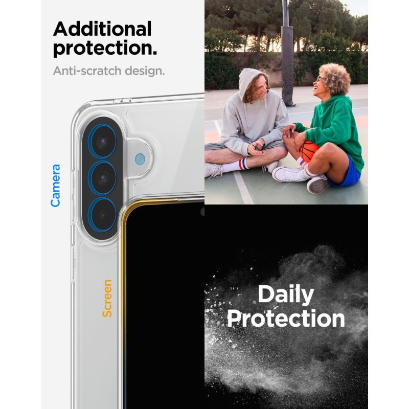 Spigen Ultra Hybrid Galaxy A57 5G Crystal Clear калъф (TPU+PC) - 8800337242553-ACS11123
