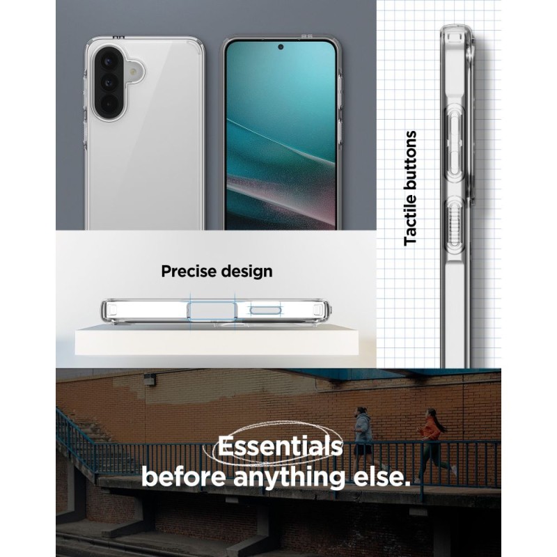 Spigen Ultra Hybrid Galaxy A57 5G Crystal Clear калъф (TPU+PC) - 8800337242553-ACS11123