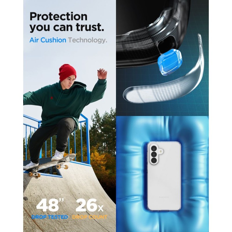 Spigen Liquid Crystal Galaxy A37 5G Crystal Clear (прозрачен TPU) - 8800337242645-ACS11132
