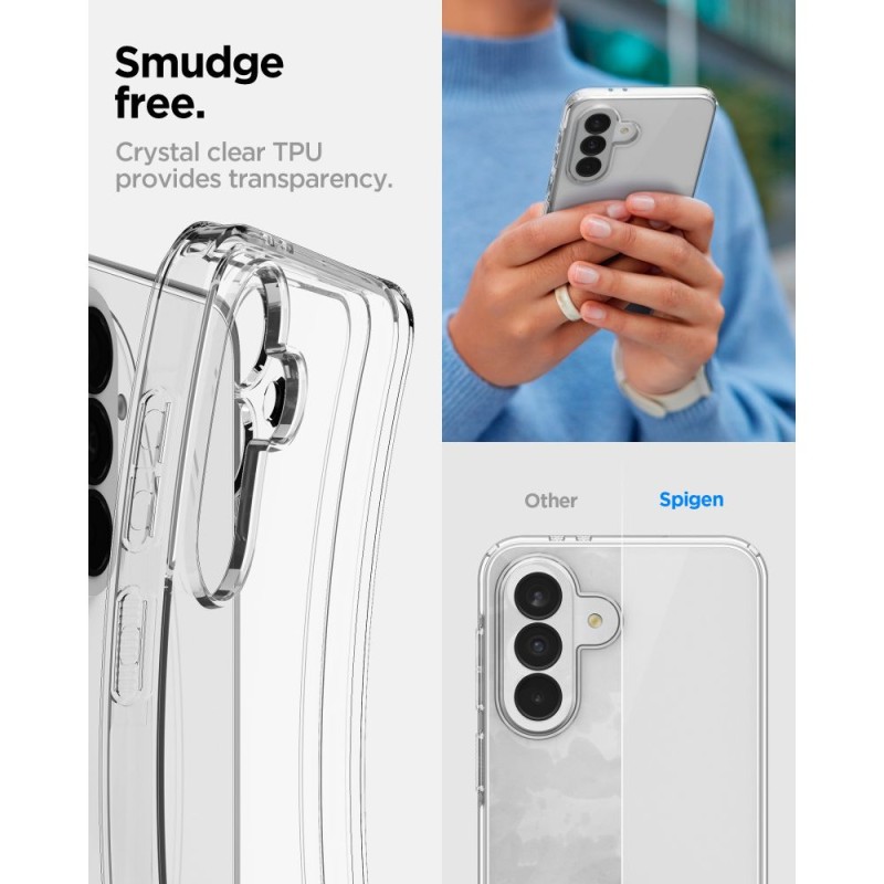 Spigen Liquid Crystal Galaxy A37 5G Crystal Clear (прозрачен TPU) - 8800337242645-ACS11132