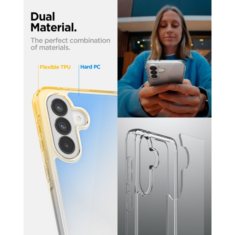 SPIGEN ULTRA HYBRID GALAXY A37 5G CRYSTAL CLEAR (TPU+PC) калъф - 8800337242652-ACS11133