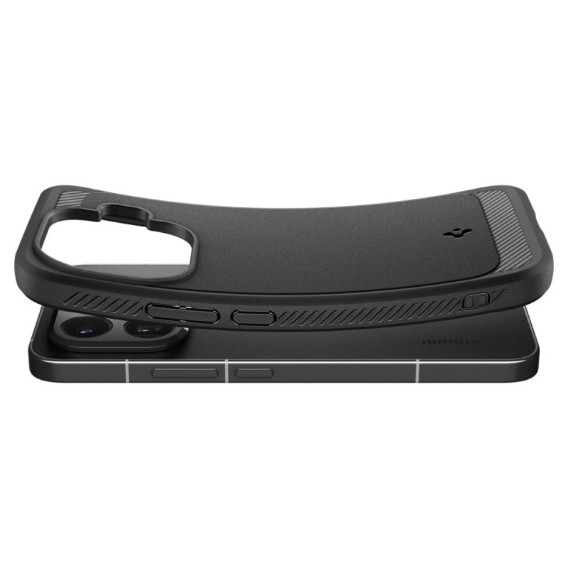 SPIGEN Rugged Armor за Xiaomi 15T Pro (матово черно) - SPIGEN Rugged Armor за Xiaomi 15T Pro (матово черно) - 8800337242843-ACS11152
