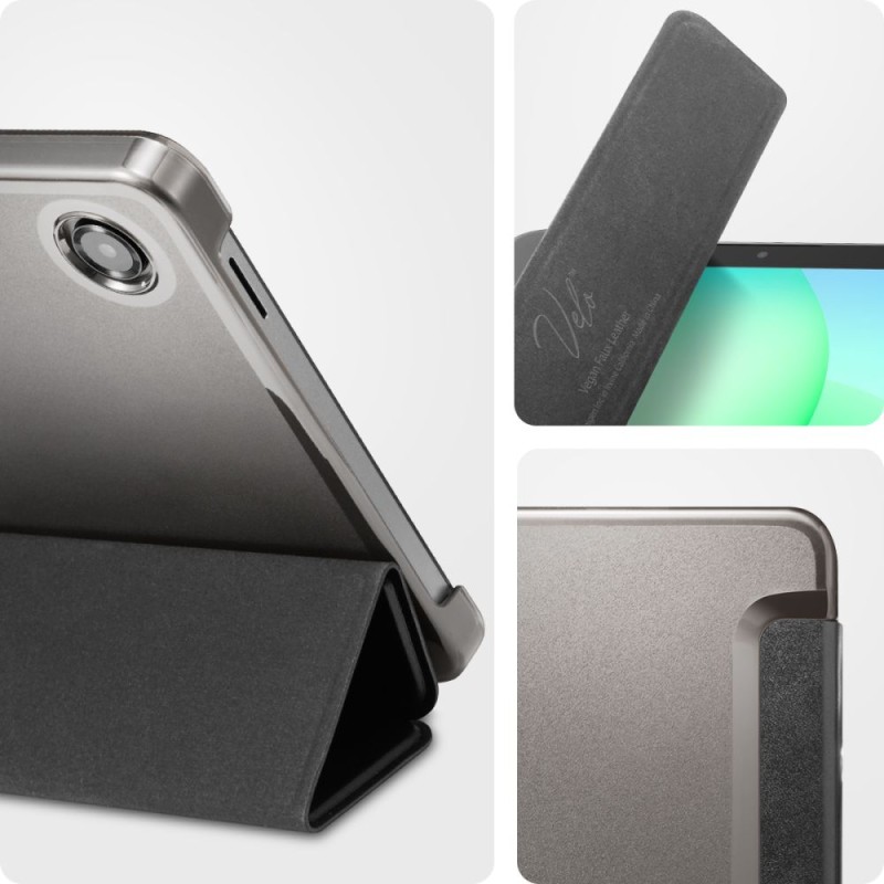 SPIGEN SMART FOLD за Samsung Galaxy Tab A9 / A11 8.7 (X110 / X115 / X133 / X135) Matte Black - SPIGEN SMART FOLD за Samsung Galaxy Tab A9 / A11 8.7 (X110 / X115 / X133 / X135) Matte Black - 8800337243062-ACS11175