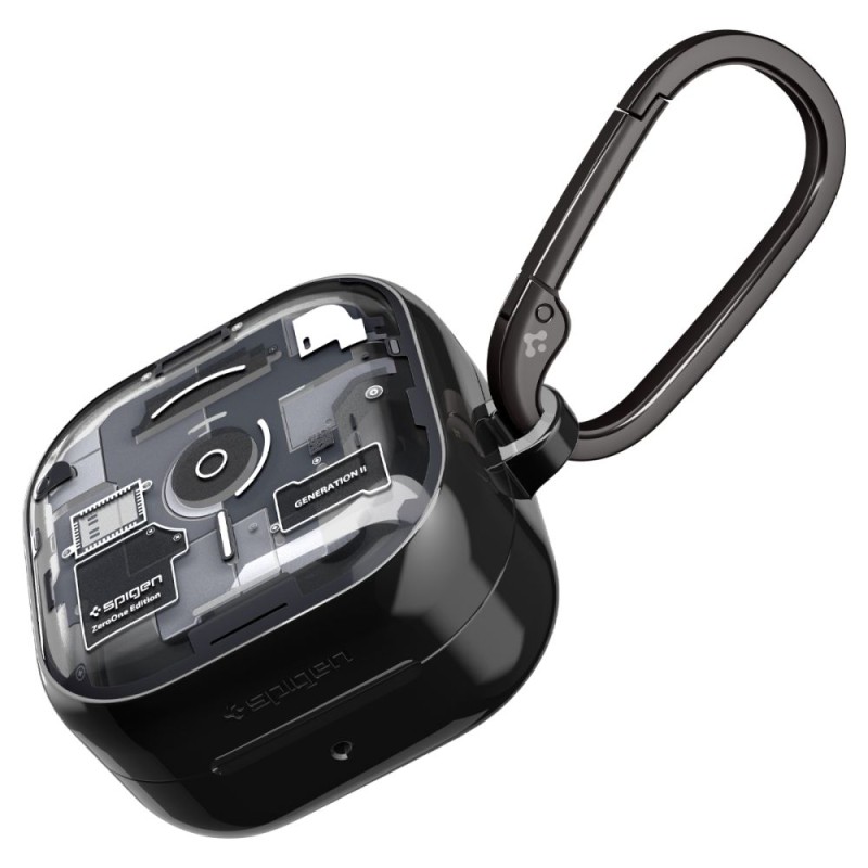 SPIGEN ULTRA HYBRID Samsung Galaxy Buds 4 / 4 Pro ZERO ONE Black (калъф) - SPIGEN ULTRA HYBRID Samsung Galaxy Buds 4 / 4 Pro ZERO ONE Black (калъф) - 8800337243321-ACS11201