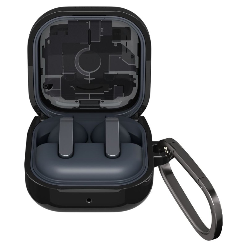 SPIGEN ULTRA HYBRID Samsung Galaxy Buds 4 / 4 Pro ZERO ONE Black (калъф) - SPIGEN ULTRA HYBRID Samsung Galaxy Buds 4 / 4 Pro ZERO ONE Black (калъф) - 8800337243321-ACS11201