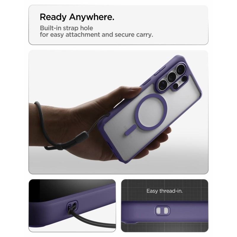 Spigen Ultra Hybrid Mag MagSafe за Samsung Galaxy S26 Ultra – Deep Purple (SKU: 8800337243390-ACS11208) - Spigen Ultra Hybrid Mag MagSafe за Samsung Galaxy S26 Ultra – Deep Purple (SKU: 8800337243390-ACS11208) - 8800337243390-ACS11208