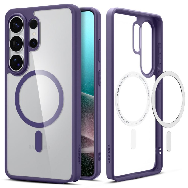 Spigen Ultra Hybrid Mag MagSafe за Samsung Galaxy S26 Ultra – Deep Purple (SKU: 8800337243390-ACS11208) - Spigen Ultra Hybrid Mag MagSafe за Samsung Galaxy S26 Ultra – Deep Purple (SKU: 8800337243390-ACS11208) - 8800337243390-ACS11208
