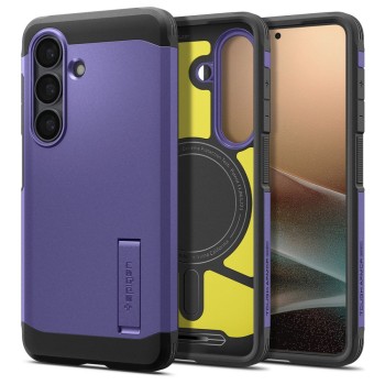 Spigen Tough Armor MagSafe хибриден кей за Samsung Galaxy S26+ Plus Ash Violet (ACS11215)