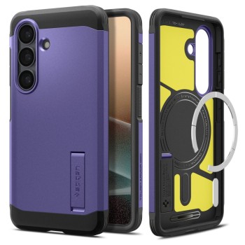 Spigen Tough Armor MagSafe хибриден кей за Samsung Galaxy S26+ Plus Ash Violet (ACS11215) Spigen Tough Armor MagSafe хибриден кей за Samsung Galaxy S26+ Plus Ash Violet (ACS11215)