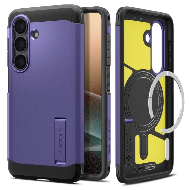 Spigen Tough Armor MagSafe хибриден кей за Samsung Galaxy S26+ Plus Ash Violet (ACS11215) - 8800337243468-ACS11215