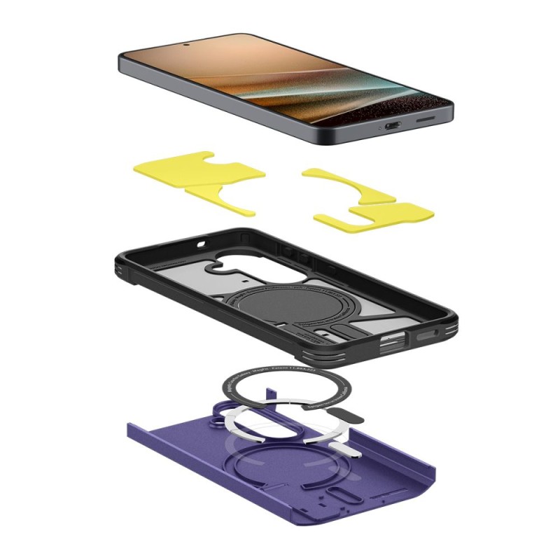 Spigen Tough Armor MagSafe хибриден кей за Samsung Galaxy S26+ Plus Ash Violet (ACS11215) - 8800337243468-ACS11215