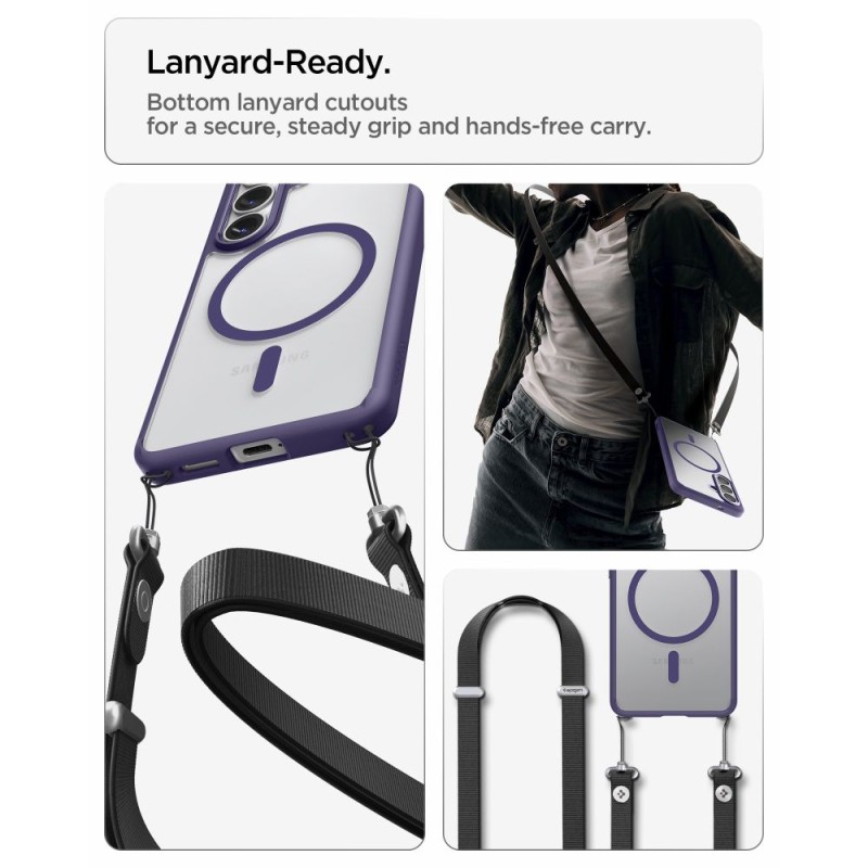 SPIGEN ULTRA HYBRID Mag MagSafe за Samsung Galaxy S26 Deep Purple - SPIGEN ULTRA HYBRID Mag MagSafe за Samsung Galaxy S26 Deep Purple - 8800337243512-ACS11220