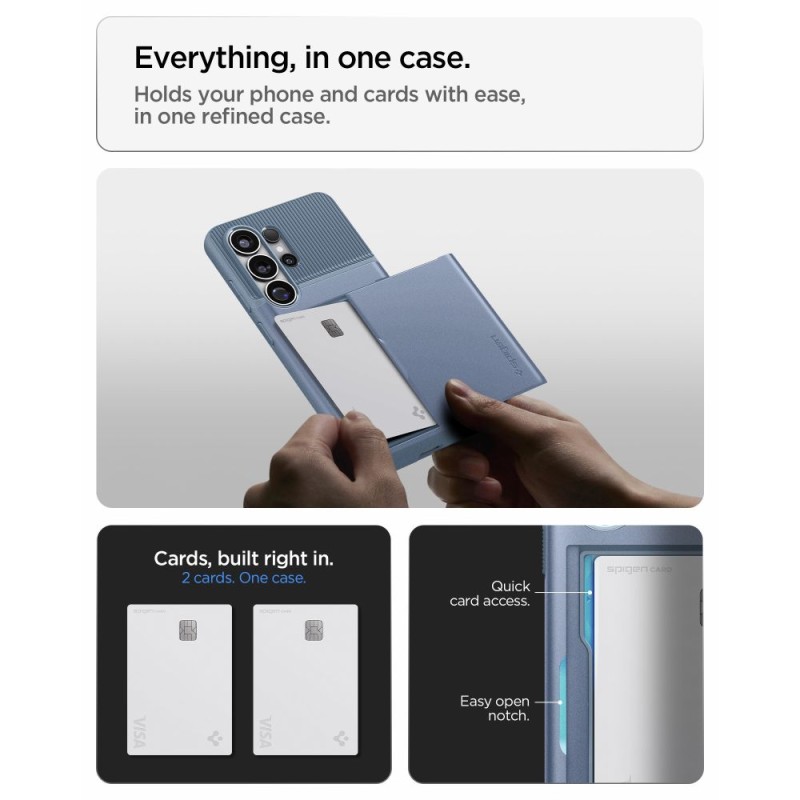 Spigen Slim Armor CS за Samsung Galaxy S26 Ultra Light Blue - Spigen Slim Armor CS за Samsung Galaxy S26 Ultra Light Blue - 8800337243567-ACS11225