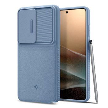 Spigen Optik Armor за Samsung Galaxy S26 Ultra – Light Blue (SKU: 8800337243574-ACS11226)