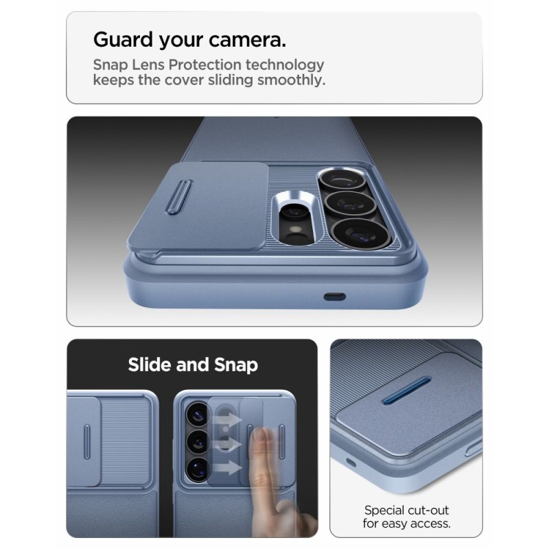 Spigen Optik Armor за Samsung Galaxy S26 Ultra – Light Blue (SKU: 8800337243574-ACS11226) - Spigen Optik Armor за Samsung Galaxy S26 Ultra – Light Blue (SKU: 8800337243574-ACS11226) - 8800337243574-ACS11226