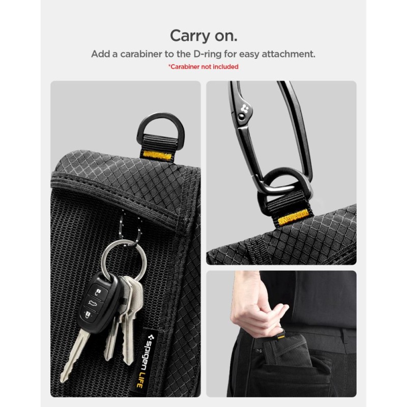 SPIGEN LF300 SOFT RFID калъф за карти BLACK - 8800337243604-AFA11229