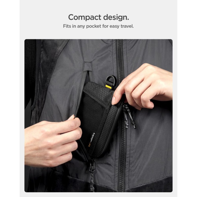 SPIGEN LF300 SOFT RFID калъф за карти BLACK - 8800337243604-AFA11229