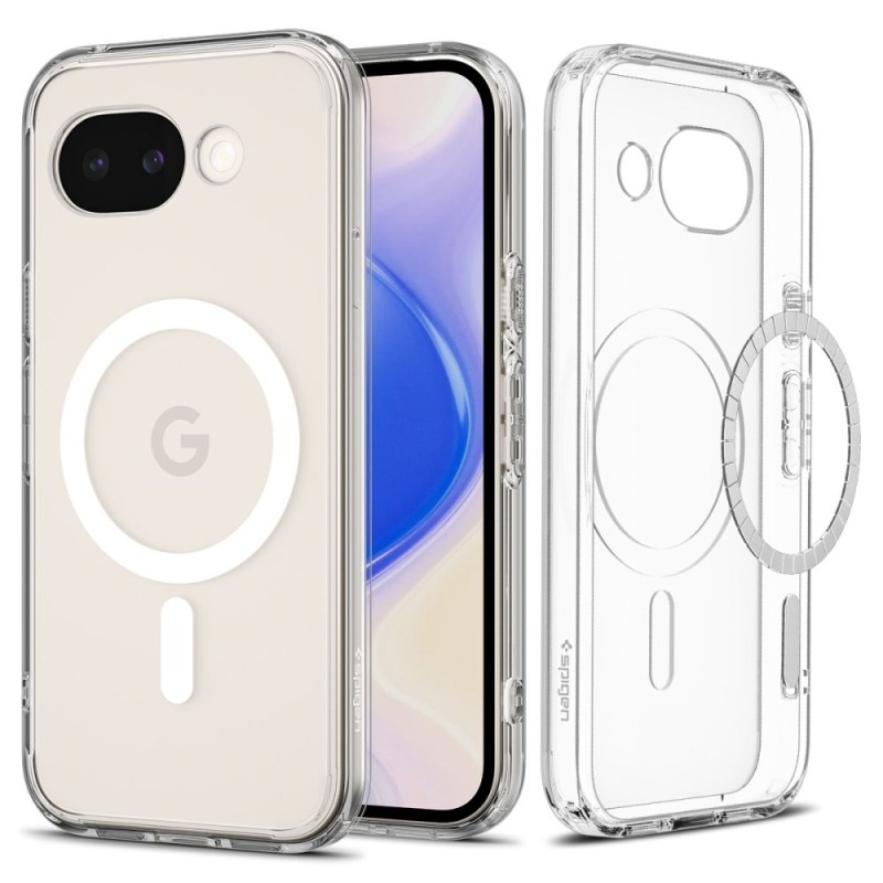 SPIGEN ULTRA HYBRID Mag MagSafe за Google Pixel 10A Clear/White - 8800337244090-ACS11276