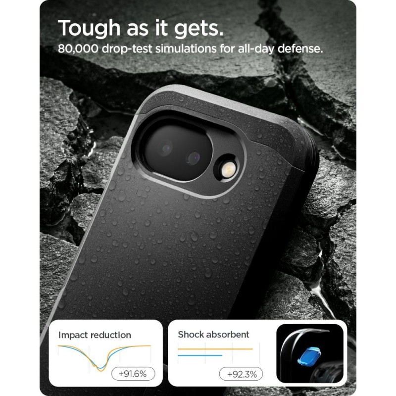 SPIGEN Tough Armor MagSafe за Google Pixel 10A (черно) - 8800337244137-ACS11280