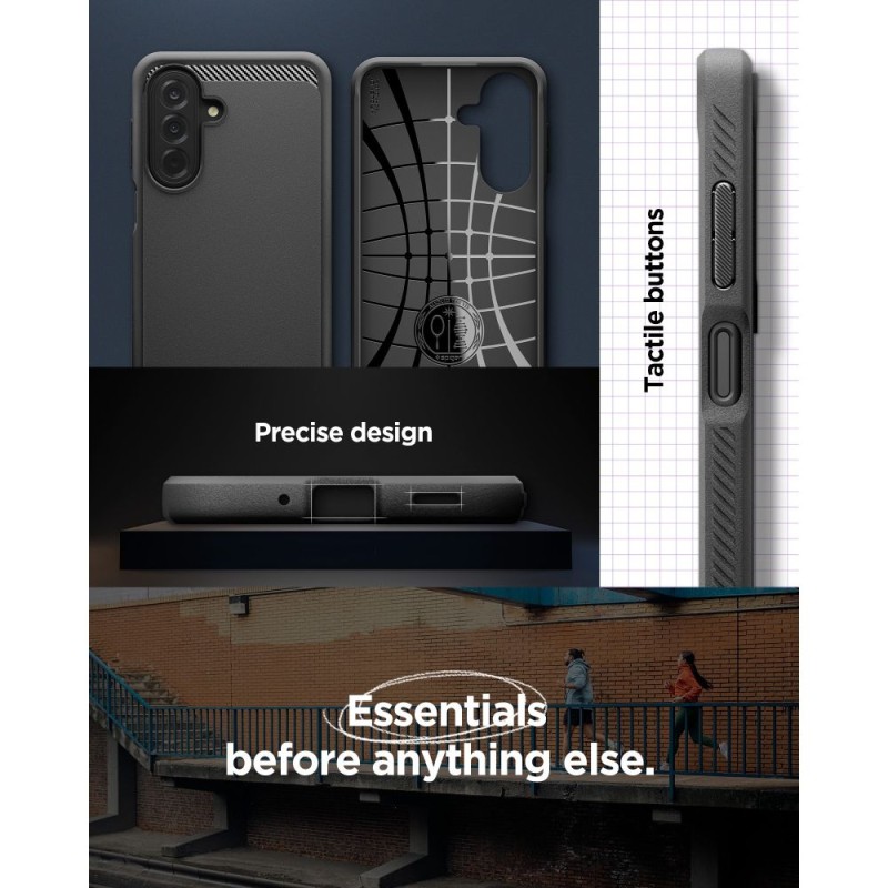 Spigen Rugged Armor за Samsung Galaxy A27 5G (Matte Black) – TPU кейс Spigen Rugged Armor за Samsung Galaxy A27 5G (Matte Black) – TPU кейс