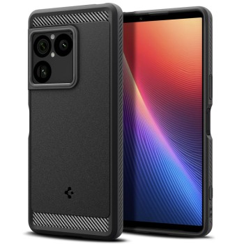 Spigen Rugged Armor за Sony Xperia 1 VIII (Matte Black)