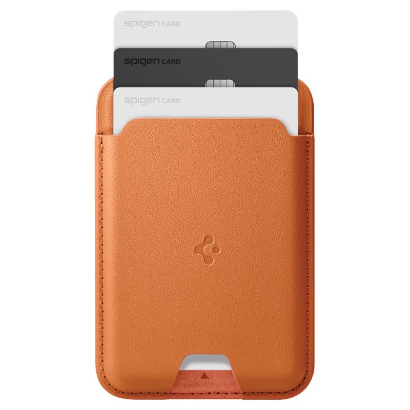 Spigen Valentinus MagSafe универсален магнитен държач за карти металично оранжев - 8800337244724-AFA11339