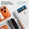 Spigen Valentinus MagSafe универсален магнитен държач за карти металично оранжев - 8800337244724-AFA11339