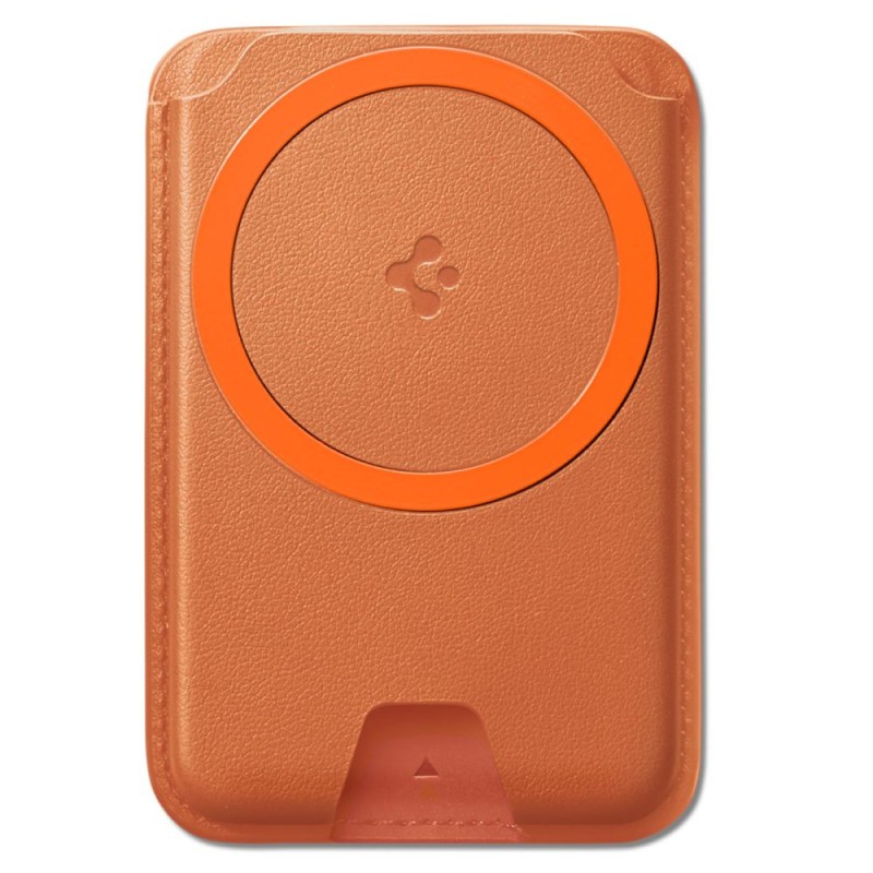 Spigen Valentinus MagFit+ MagSafe универсален магнитен държач за карти Metallic Orange - Spigen Valentinus MagFit+ MagSafe универсален магнитен държач за карти Metallic Orange - 8800337244731-AFA11340