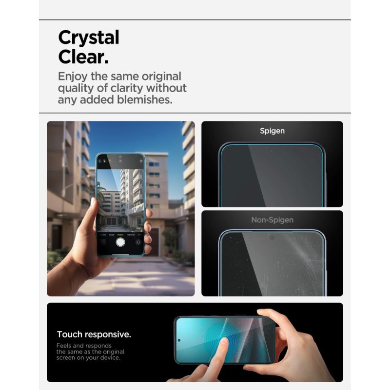 Spigen Glas.tR „EZ Fit HD“ закалено стъкло за Samsung Galaxy A36 / A37 5G, CLEAR (SKU: 8800337244984-AGL11365) - Spigen Glas.tR „EZ Fit HD“ закалено стъкло за Samsung Galaxy A36 / A37 5G, CLEAR (SKU: 8800337244984-AGL11365) - 8800337244984-AGL11365
