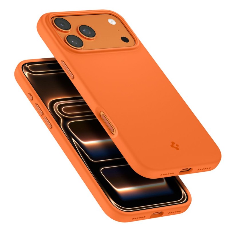 Spigen Silicone Fit Mag MagSafe кейс за iPhone 17 Pro Max Cosmic Orange - 8800337245110-ACS11378