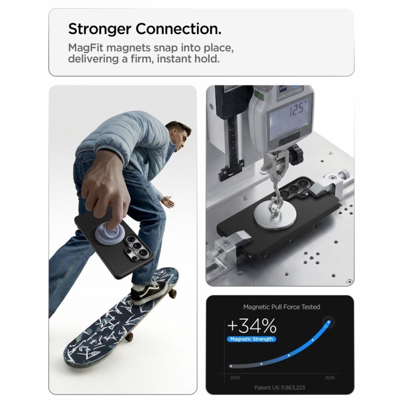 SPIGEN Thin Fit Mag MagSafe калъф за Samsung Galaxy S26 Ultra Black (ACS11394) - 8800337245271-ACS11394