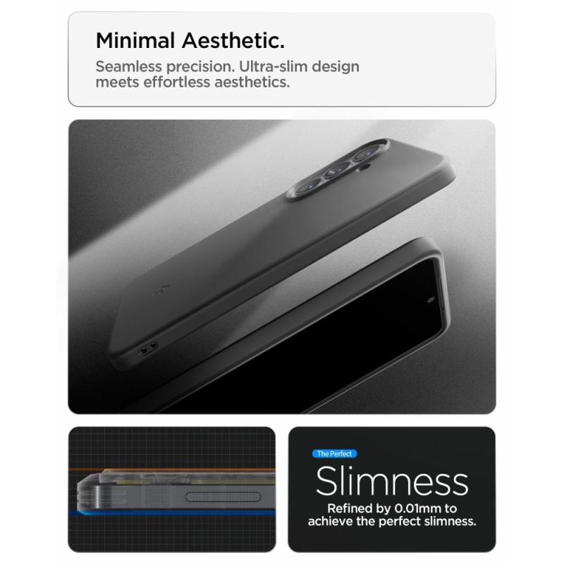 SPIGEN Thin Fit Mag MagSafe за Samsung Galaxy S26 Black (SKU: 8800337245295-ACS11396) - SPIGEN Thin Fit Mag MagSafe за Samsung Galaxy S26 Black (SKU: 8800337245295-ACS11396) - 8800337245295-ACS11396