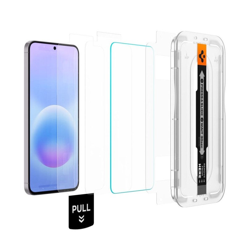 Закалено стъкло Spigen Glas.tR „EZ Fit Pro“ 2 броя за Samsung Galaxy A57 5G (CLEAR) - Закалено стъкло Spigen Glas.tR „EZ Fit Pro“ 2 броя за Samsung Galaxy A57 5G (CLEAR) - 8800337245301-AGL11397